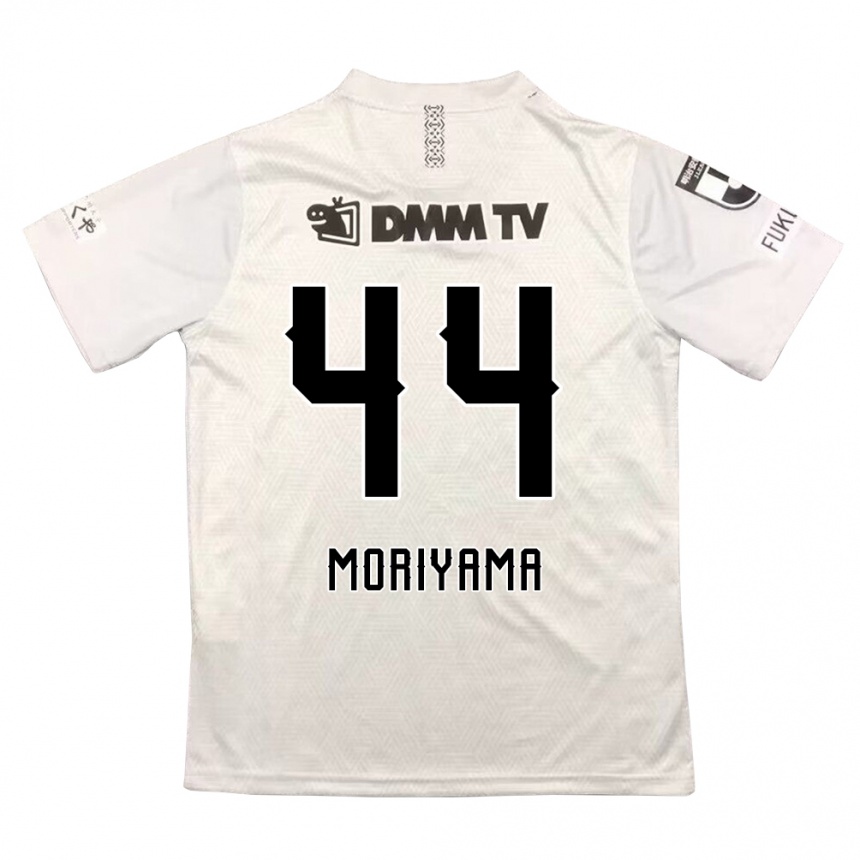 Niño Fútbol Camiseta Kimiya Moriyama #44 Gris Negro 2ª Equipación 2024/25