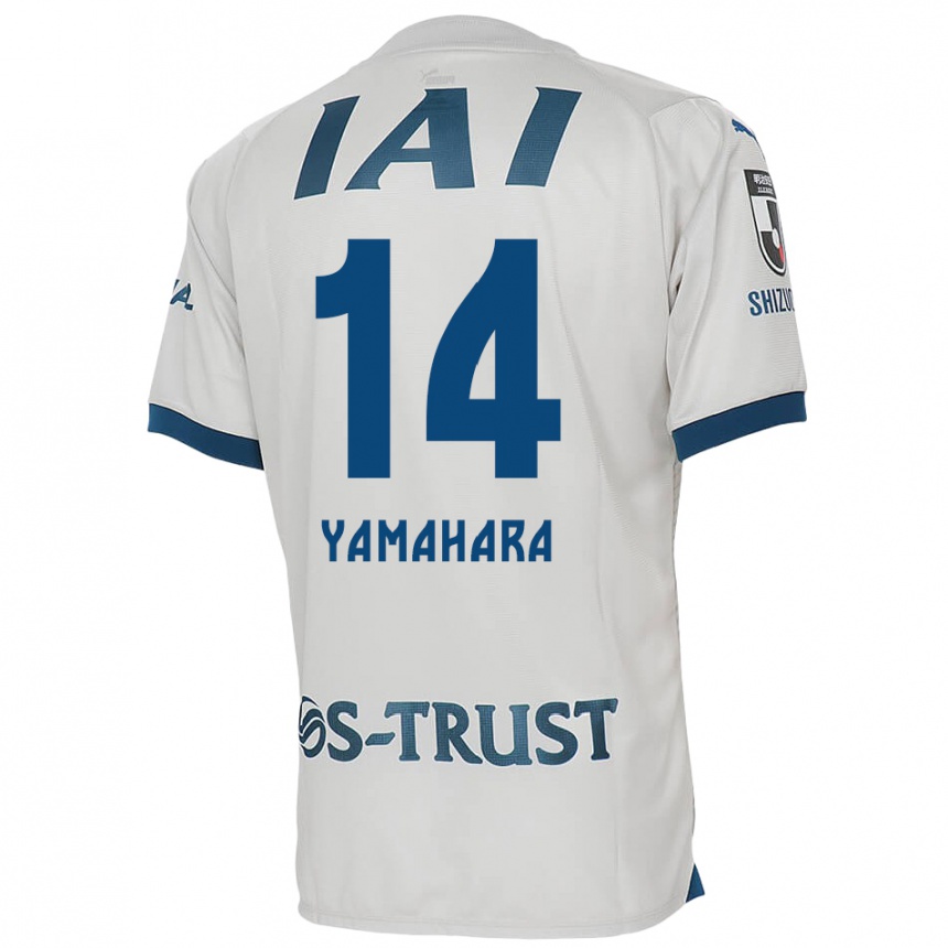 Niño Fútbol Camiseta Reon Yamahara #14 Blanco Azul 2ª Equipación 2024/25