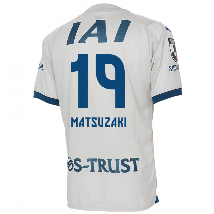 Niño Fútbol Camiseta Kai Matsuzaki #19 Blanco Azul 2ª Equipación 2024/25