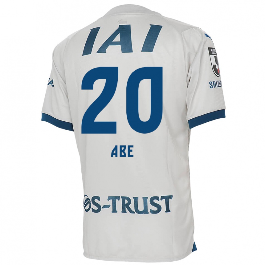 Niño Fútbol Camiseta Ryoya Abe #20 Blanco Azul 2ª Equipación 2024/25