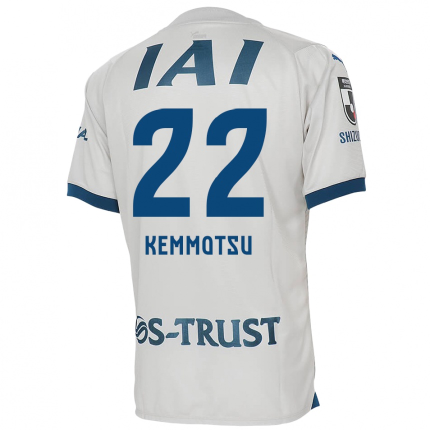 Niño Fútbol Camiseta Takumu Kemmotsu #22 Blanco Azul 2ª Equipación 2024/25