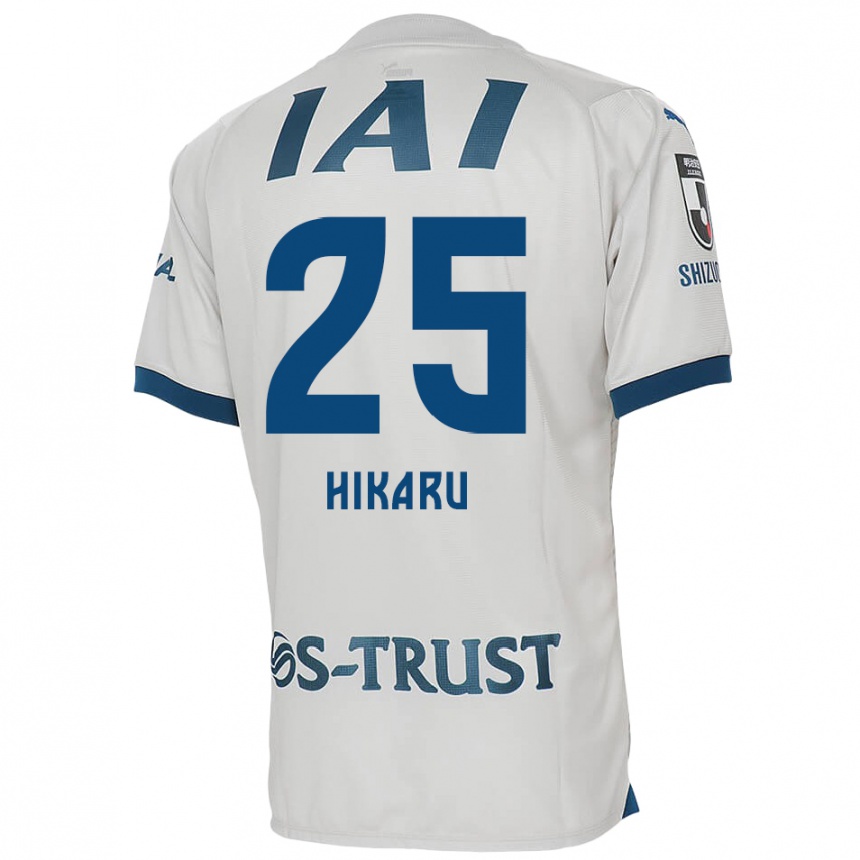 Niño Fútbol Camiseta Hikaru Naruoka #25 Blanco Azul 2ª Equipación 2024/25