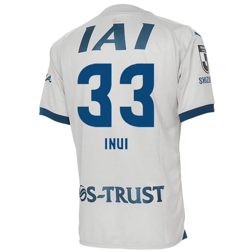 Niño Fútbol Camiseta Takashi Inui #33 Blanco Azul 2ª Equipación 2024/25