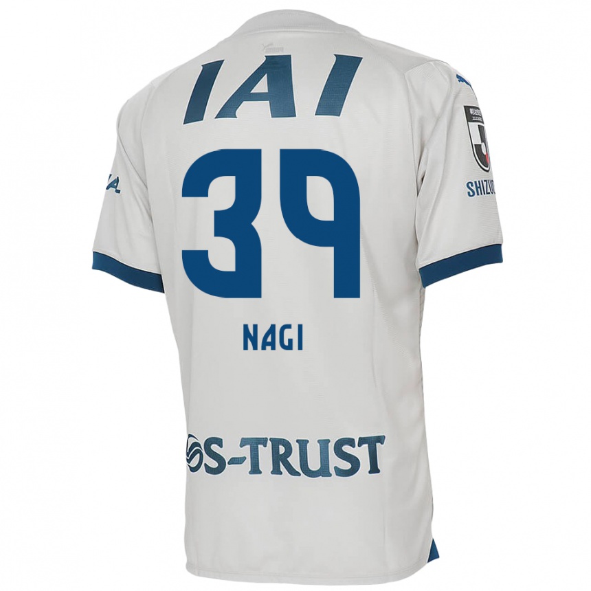 Niño Fútbol Camiseta Nagi Kawatani #39 Blanco Azul 2ª Equipación 2024/25