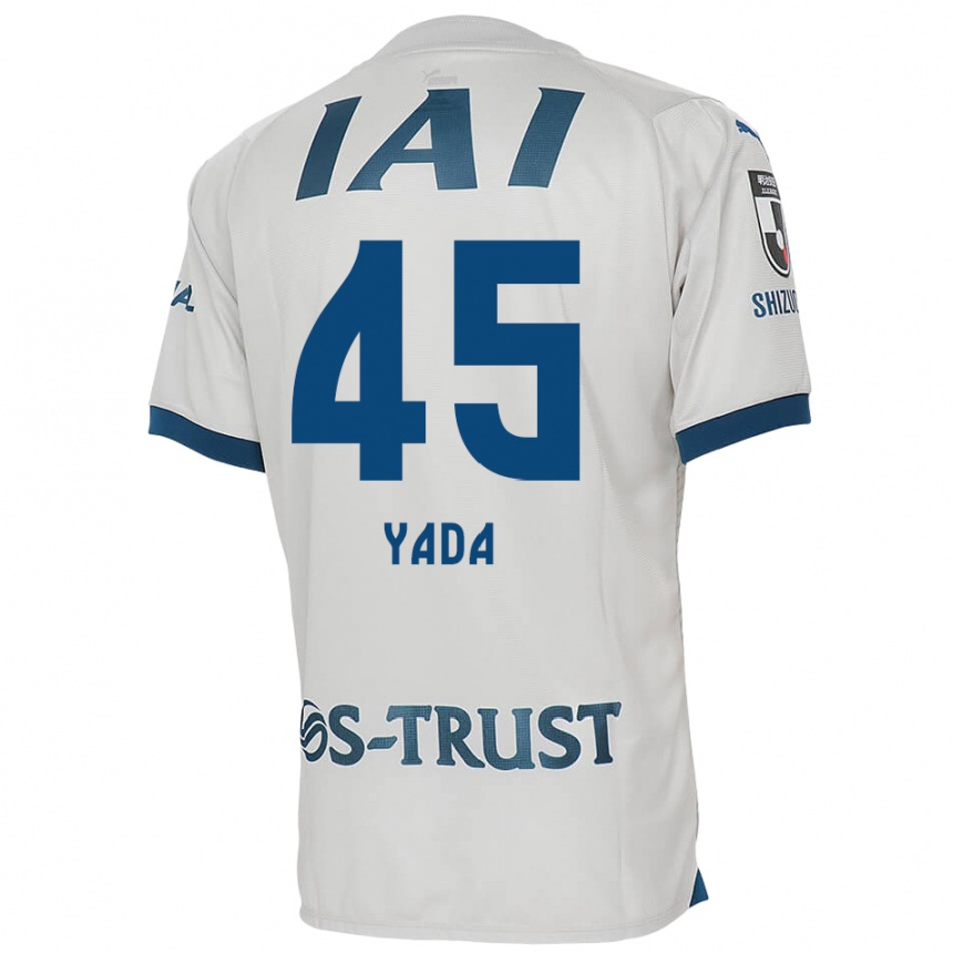 Niño Fútbol Camiseta Ryunosuke Yada #45 Blanco Azul 2ª Equipación 2024/25