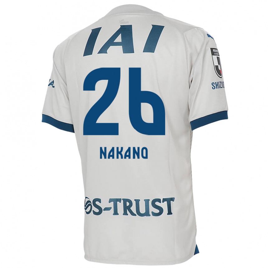 Niño Fútbol Camiseta Takeru Nakano #26 Blanco Azul 2ª Equipación 2024/25