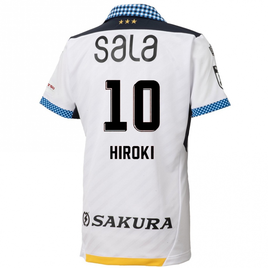 Niño Fútbol Camiseta Hiroki Yamada #10 Blanco Negro 2ª Equipación 2024/25