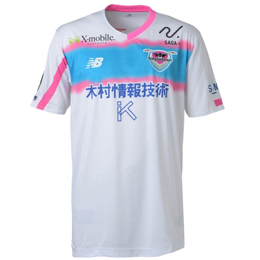 Niño Fútbol Camiseta So Kawahara #5 Blanco Azul Rosa 2ª Equipación 2024/25