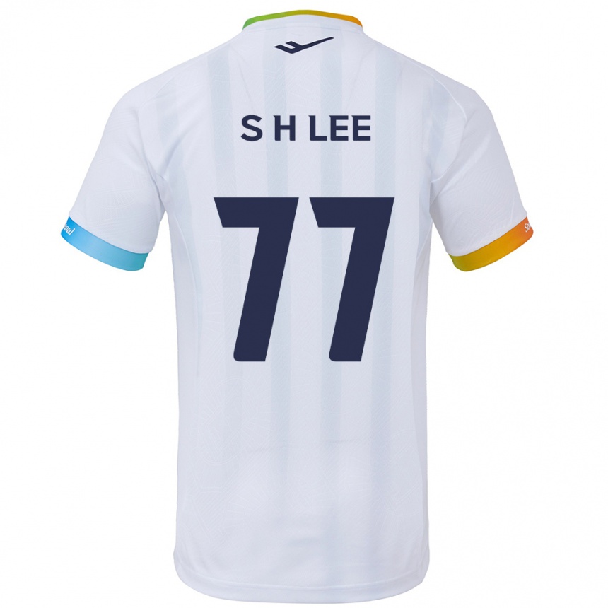 Niño Fútbol Camiseta Hyeon-Seung Lee #77 Blanco Azul 2ª Equipación 2024/25