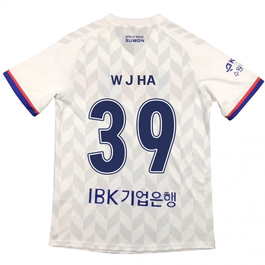 Niño Fútbol Camiseta Jung-Woo Ha #39 Blanco Azul 2ª Equipación 2024/25