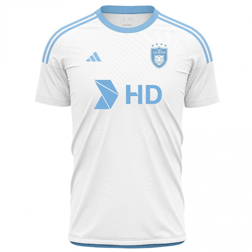 Niño Fútbol Camiseta Ui-Jun Hwang #20 Blanco Azul 2ª Equipación 2024/25