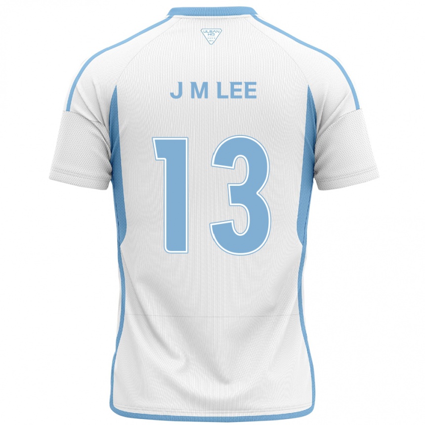 Niño Fútbol Camiseta Myung-Jae Lee #13 Blanco Azul 2ª Equipación 2024/25