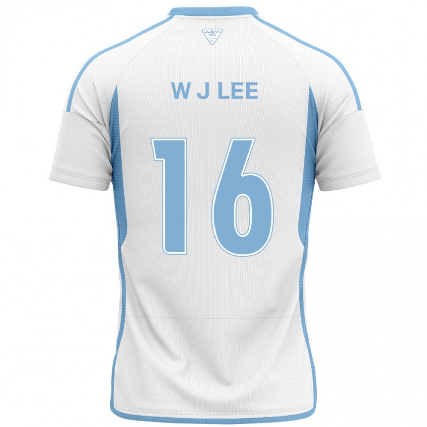 Niño Fútbol Camiseta Jae-Wook Lee #16 Blanco Azul 2ª Equipación 2024/25