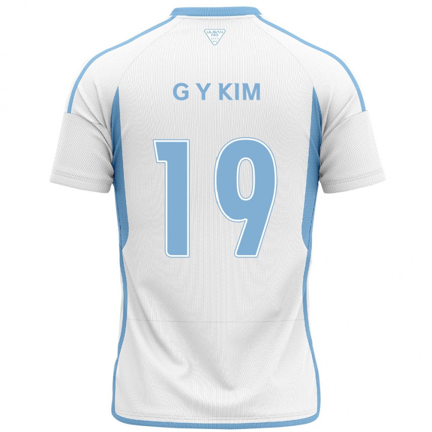 Niño Fútbol Camiseta Young-Gwon Kim #19 Blanco Azul 2ª Equipación 2024/25