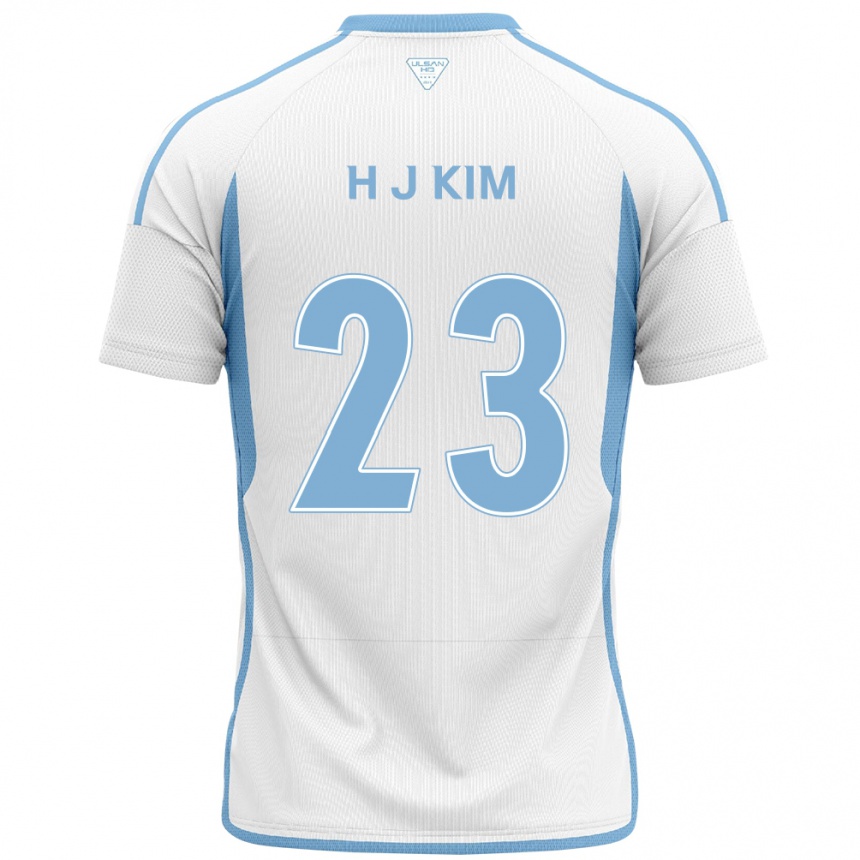 Niño Fútbol Camiseta Ju-Hwan Kim #23 Blanco Azul 2ª Equipación 2024/25