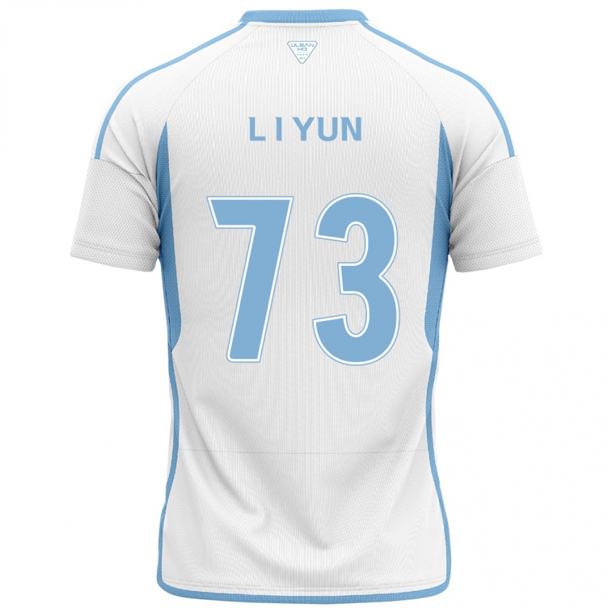 Niño Fútbol Camiseta Il-Lok Yun #73 Blanco Azul 2ª Equipación 2024/25