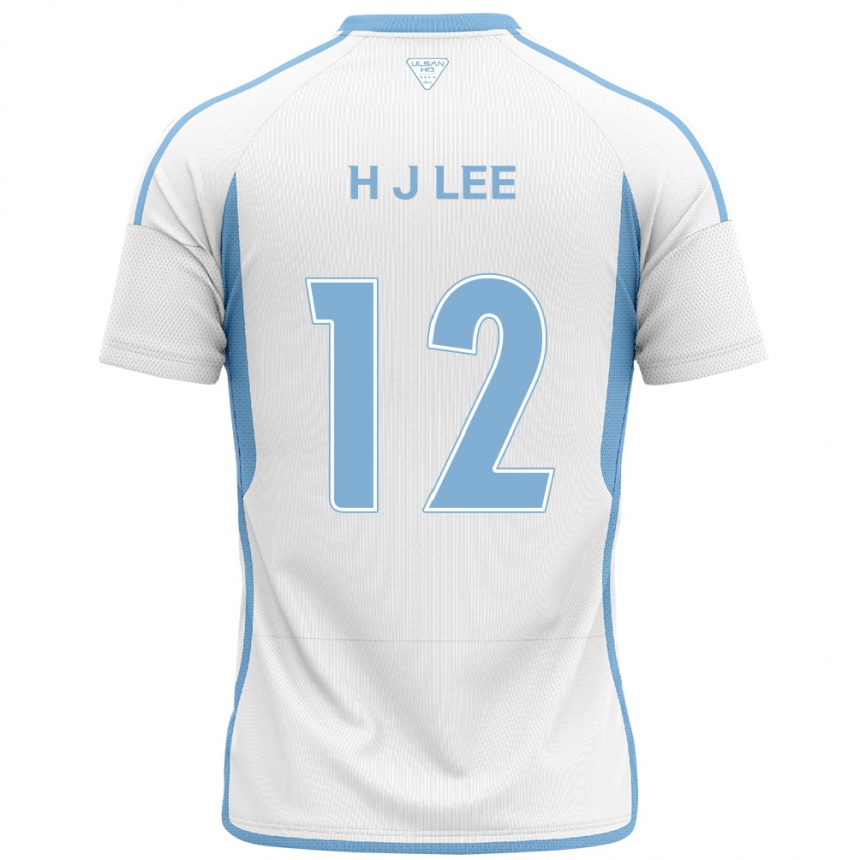 Niño Fútbol Camiseta Jae-Hyung Lee #12 Blanco Azul 2ª Equipación 2024/25