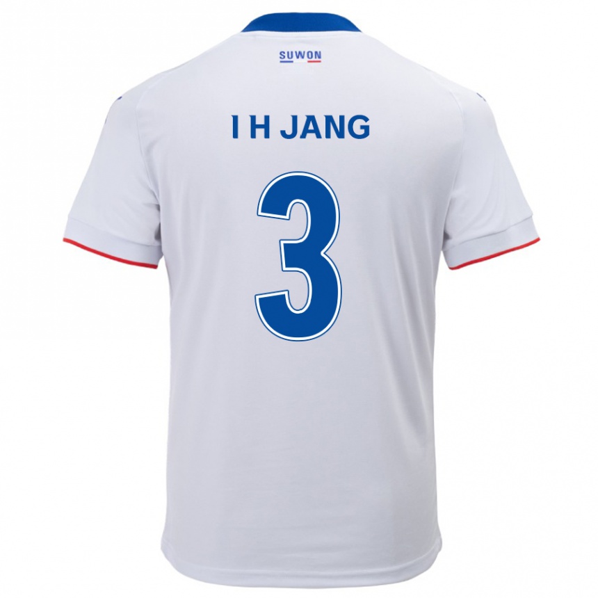 Niño Fútbol Camiseta Ho-Ik Jang #3 Blanco Azul 2ª Equipación 2024/25