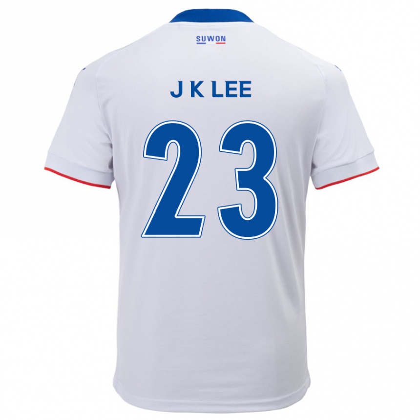 Niño Fútbol Camiseta Ki-Je Lee #23 Blanco Azul 2ª Equipación 2024/25