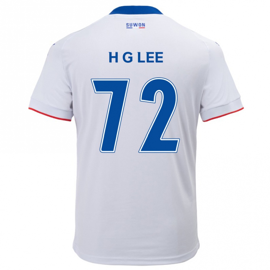 Niño Fútbol Camiseta Geon-Hee Lee #72 Blanco Azul 2ª Equipación 2024/25