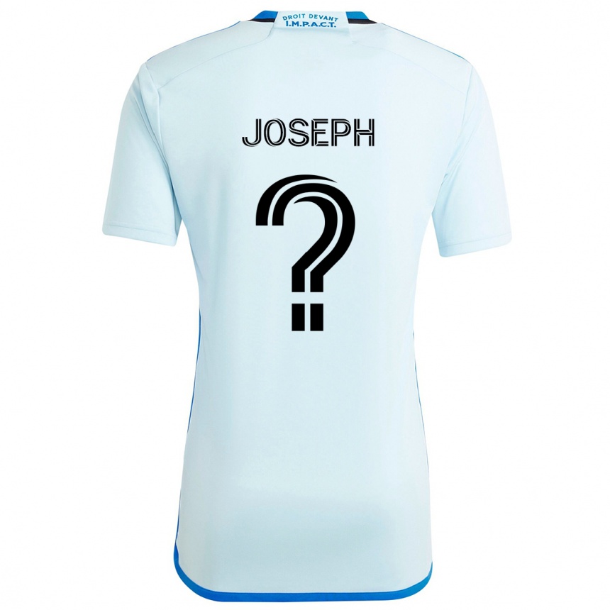 Niño Fútbol Camiseta Sebastien Joseph #0 Azul Hielo 2ª Equipación 2024/25