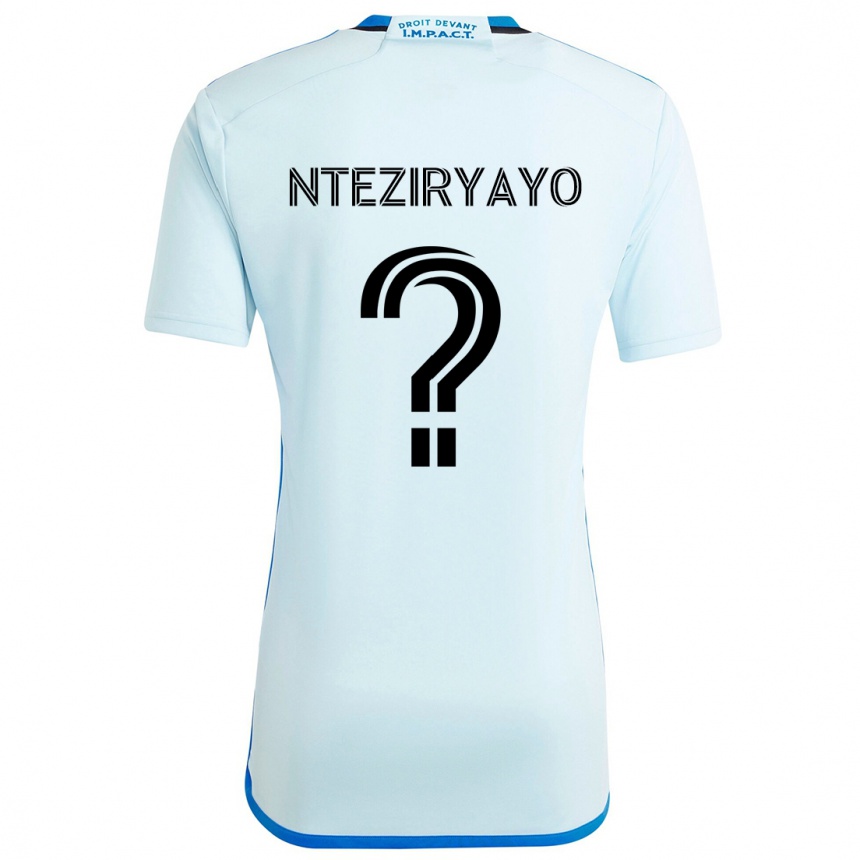 Niño Fútbol Camiseta Josh Nteziryayo #0 Azul Hielo 2ª Equipación 2024/25