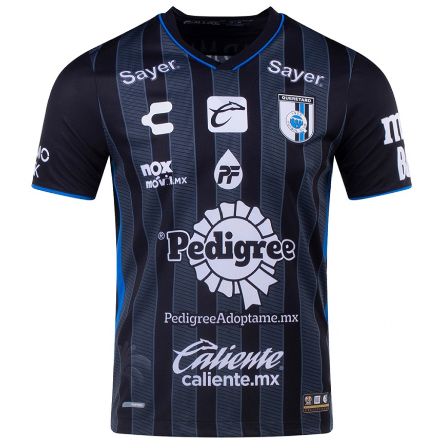 Niño Fútbol Camiseta Pablo Ortiz #33 Blanco Negro 2ª Equipación 2024/25