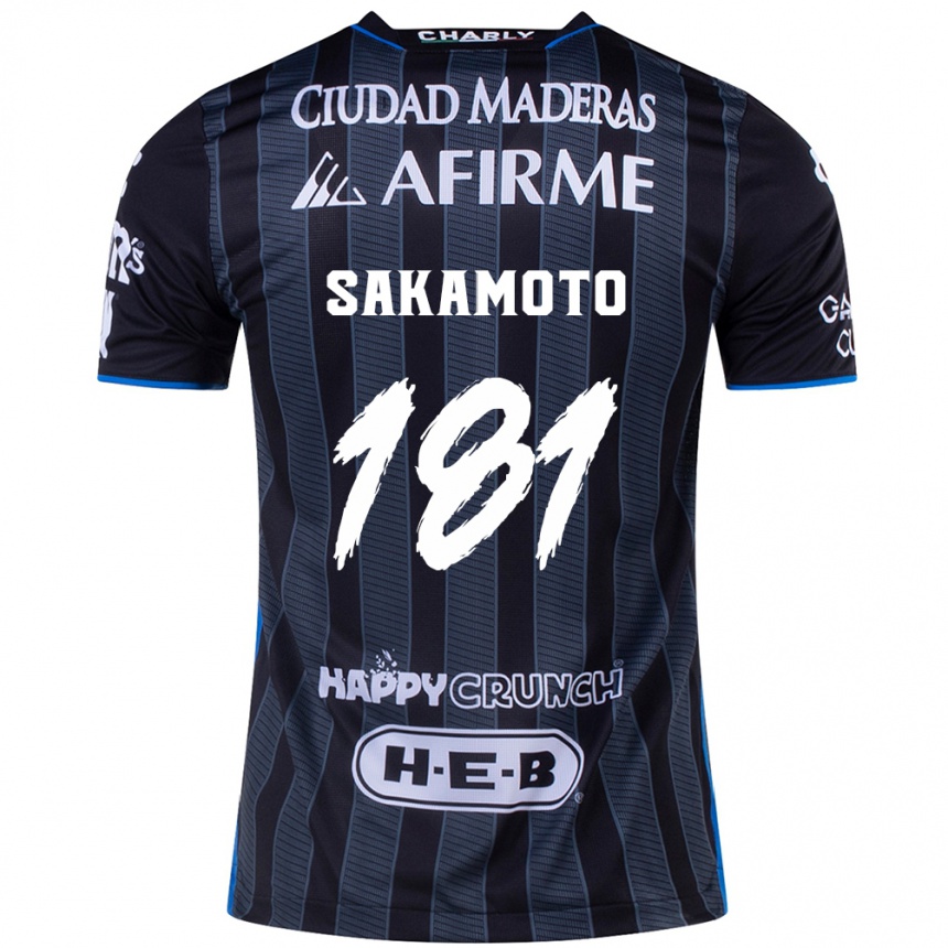 Niño Fútbol Camiseta Stellan Sakamoto #181 Blanco Negro 2ª Equipación 2024/25