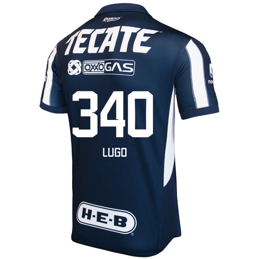 Hombre Fútbol Camiseta Edy Lugo #340 Azul Rojo Blanco 1ª Equipación 2024/25