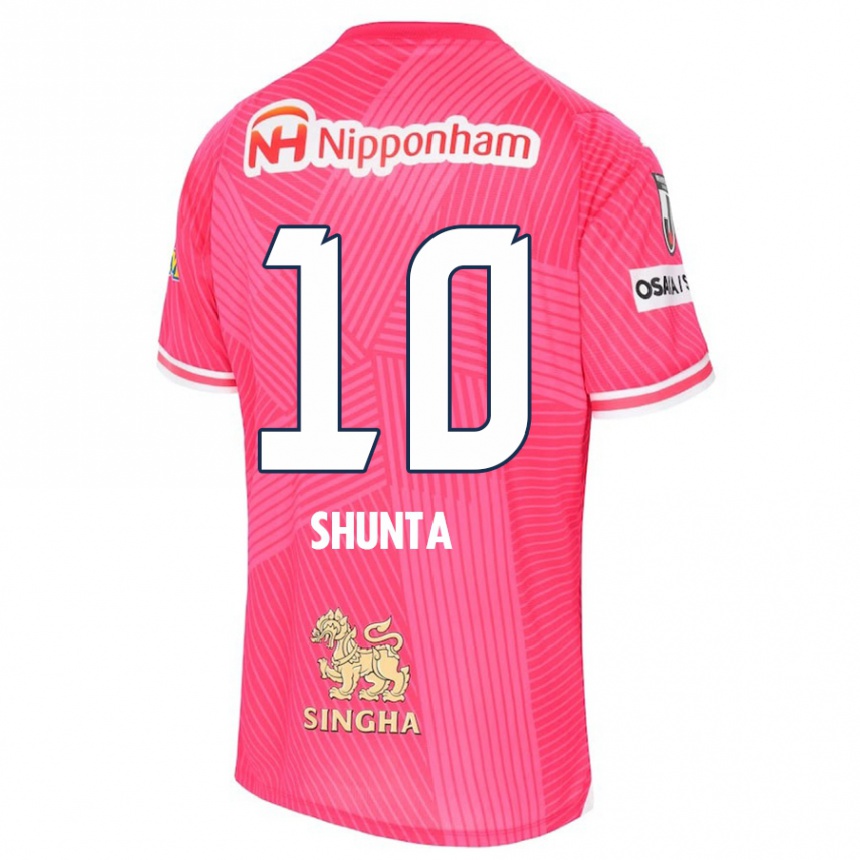 Hombre Fútbol Camiseta Shunta Tanaka #10 Rosa Blanco 1ª Equipación 2024/25