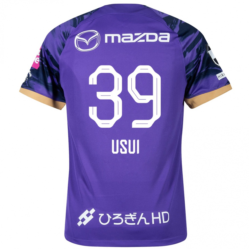 Hombre Fútbol Camiseta Haruto Usui #39 Púrpura Blanco 1ª Equipación 2024/25