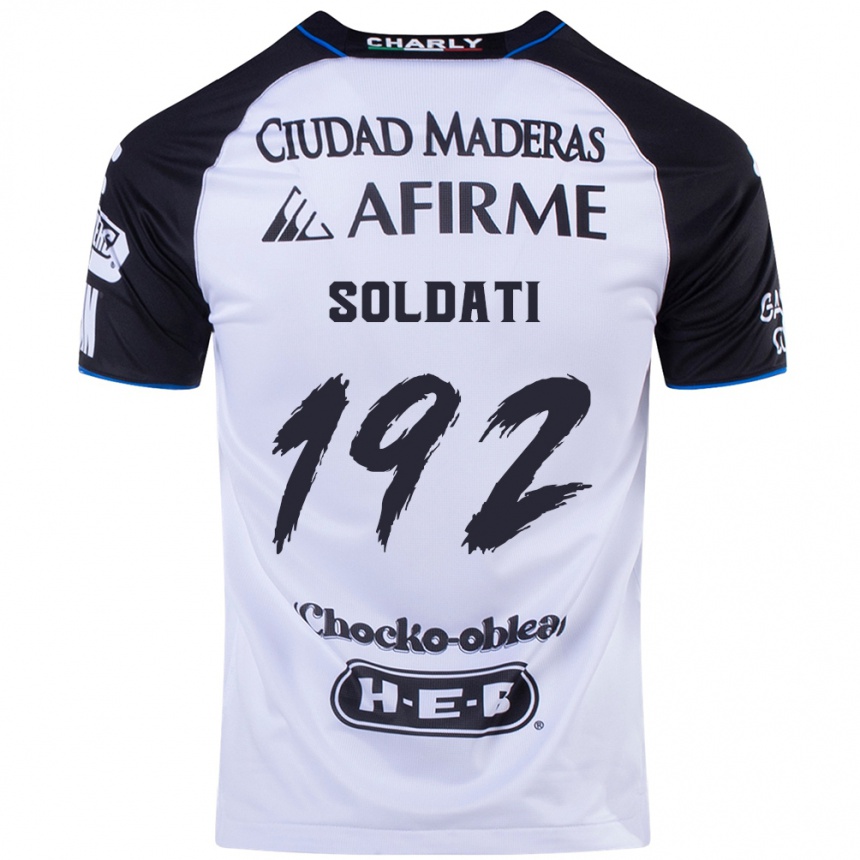 Hombre Fútbol Camiseta Carlo Soldati #192 Azul Negro 1ª Equipación 2024/25