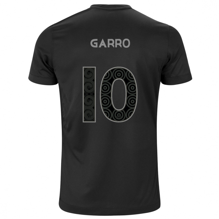 Hombre Fútbol Camiseta Rodrigo Garro #10 Negro 2ª Equipación 2024/25