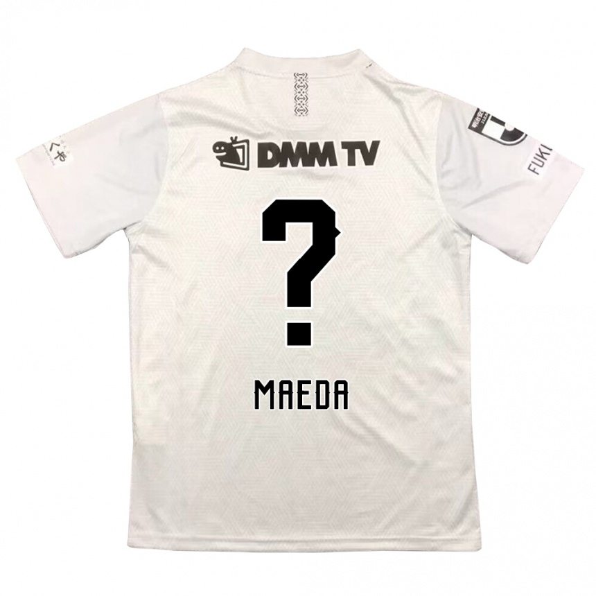 Hombre Fútbol Camiseta Ichika Maeda #0 Gris Negro 2ª Equipación 2024/25