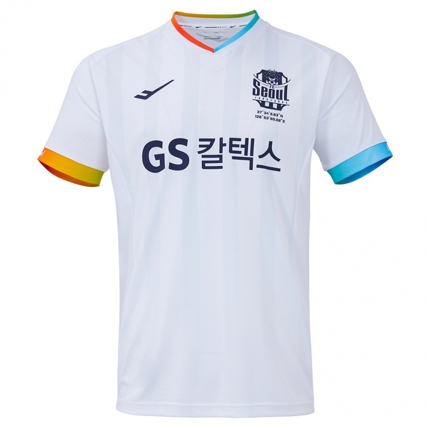 Hombre Fútbol Camiseta Tae-Ho Kim #41 Blanco Azul 2ª Equipación 2024/25