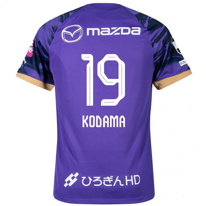 Mujer Fútbol Camiseta Tsukasa Kodama #19 Púrpura Blanco 1ª Equipación 2024/25