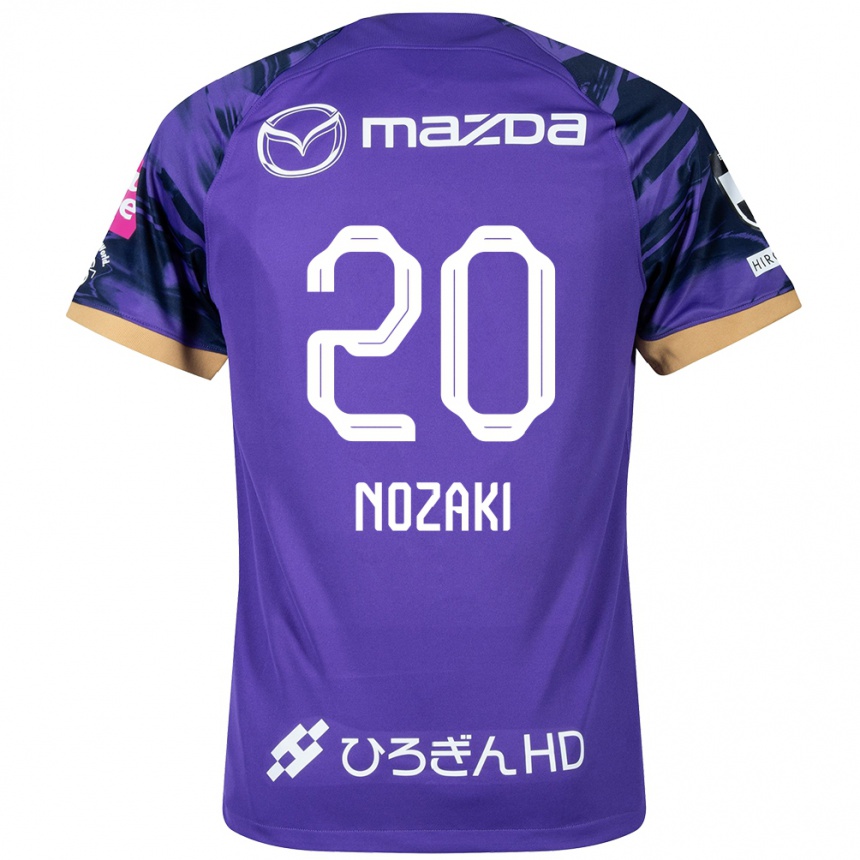 Mujer Fútbol Camiseta Kota Nozaki #20 Púrpura Blanco 1ª Equipación 2024/25