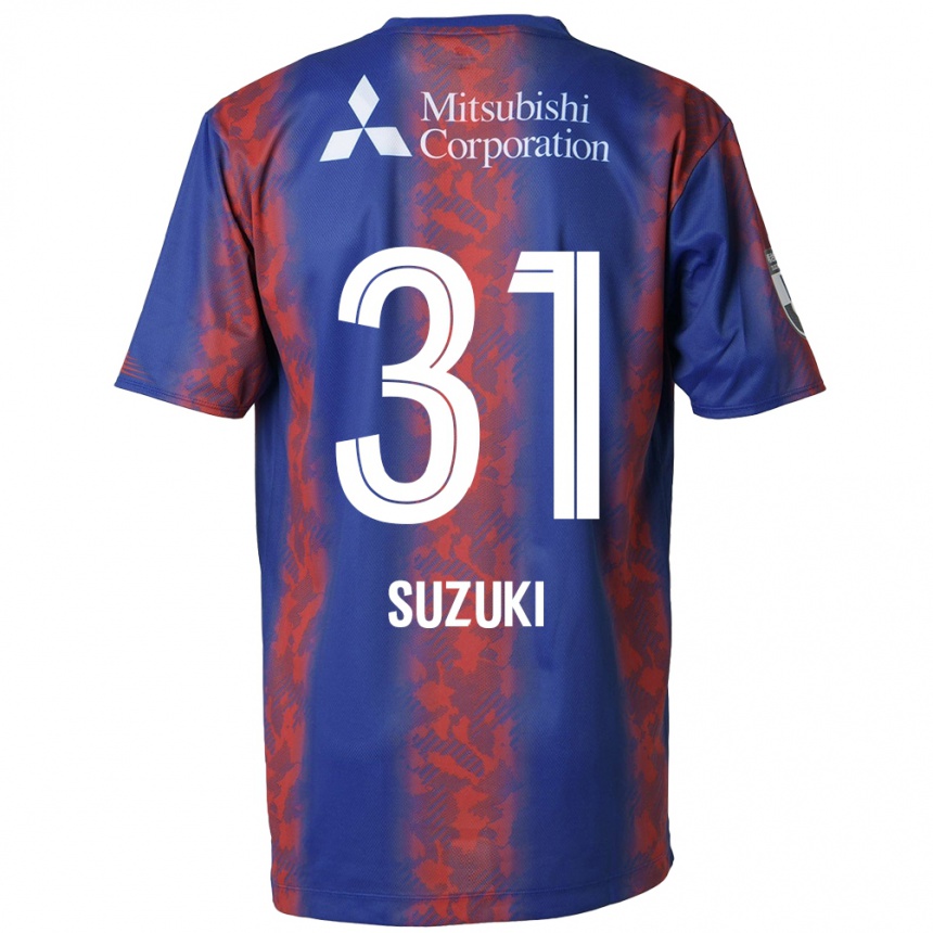 Mujer Fútbol Camiseta Kaede Suzuki #31 Azul Rojo 1ª Equipación 2024/25