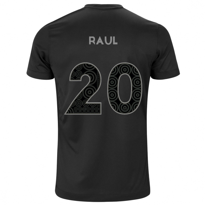 Mujer Fútbol Camiseta Pedro Raul #20 Negro 2ª Equipación 2024/25