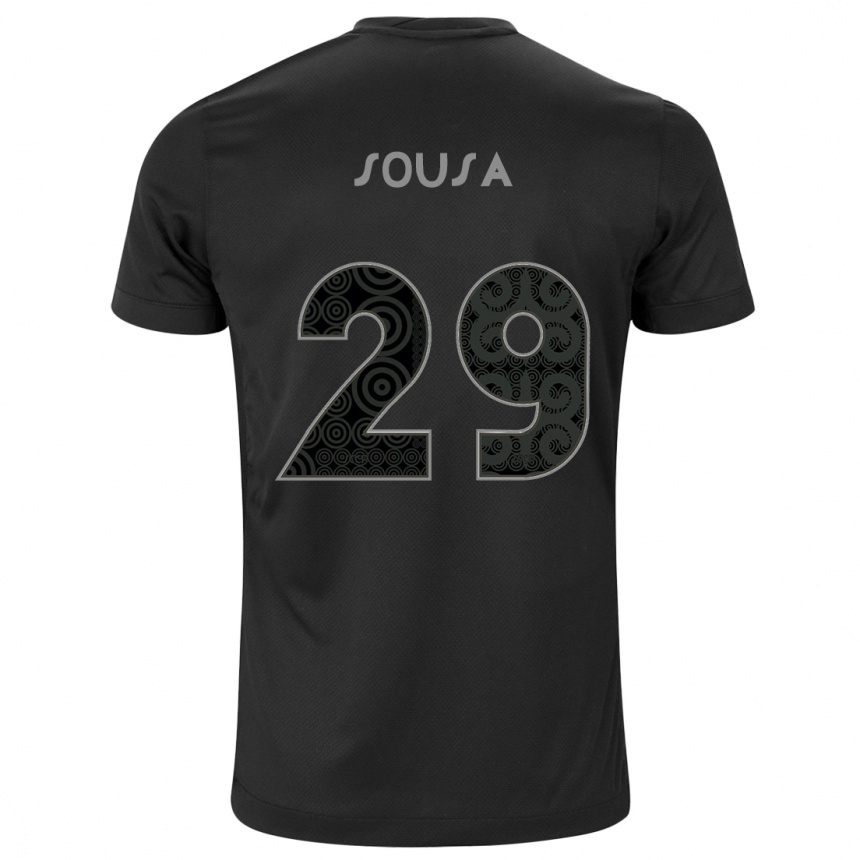 Mujer Fútbol Camiseta Arthur Sousa #29 Negro 2ª Equipación 2024/25