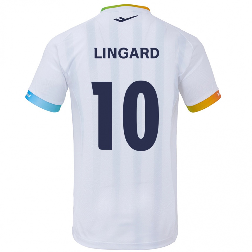 Mujer Fútbol Camiseta Jesse Lingard #10 Blanco Azul 2ª Equipación 2024/25