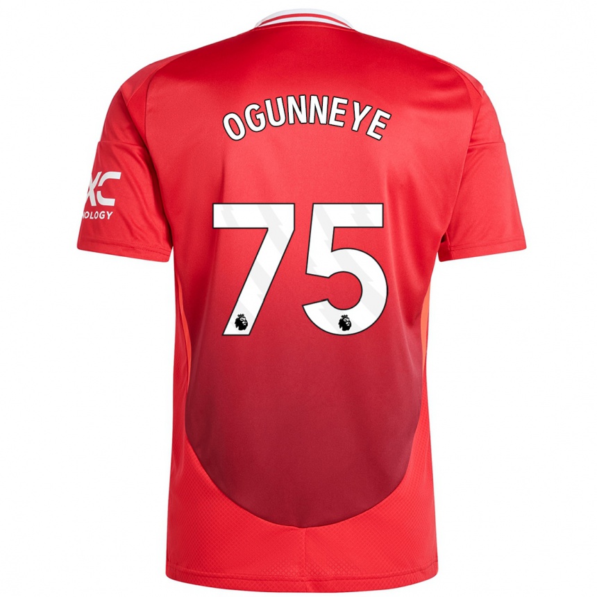 Niño Fútbol Camiseta Habeeb Ogunneye #75 Rojo Brillante 1ª Equipación 2024/25