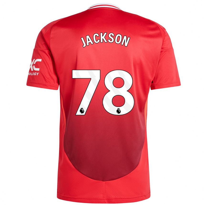 Niño Fútbol Camiseta Louis Jackson #78 Rojo Brillante 1ª Equipación 2024/25