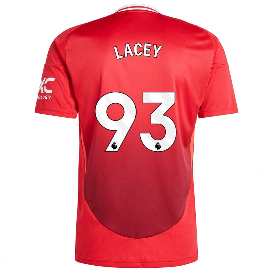 Niño Fútbol Camiseta Shea Lacey #93 Rojo Brillante 1ª Equipación 2024/25