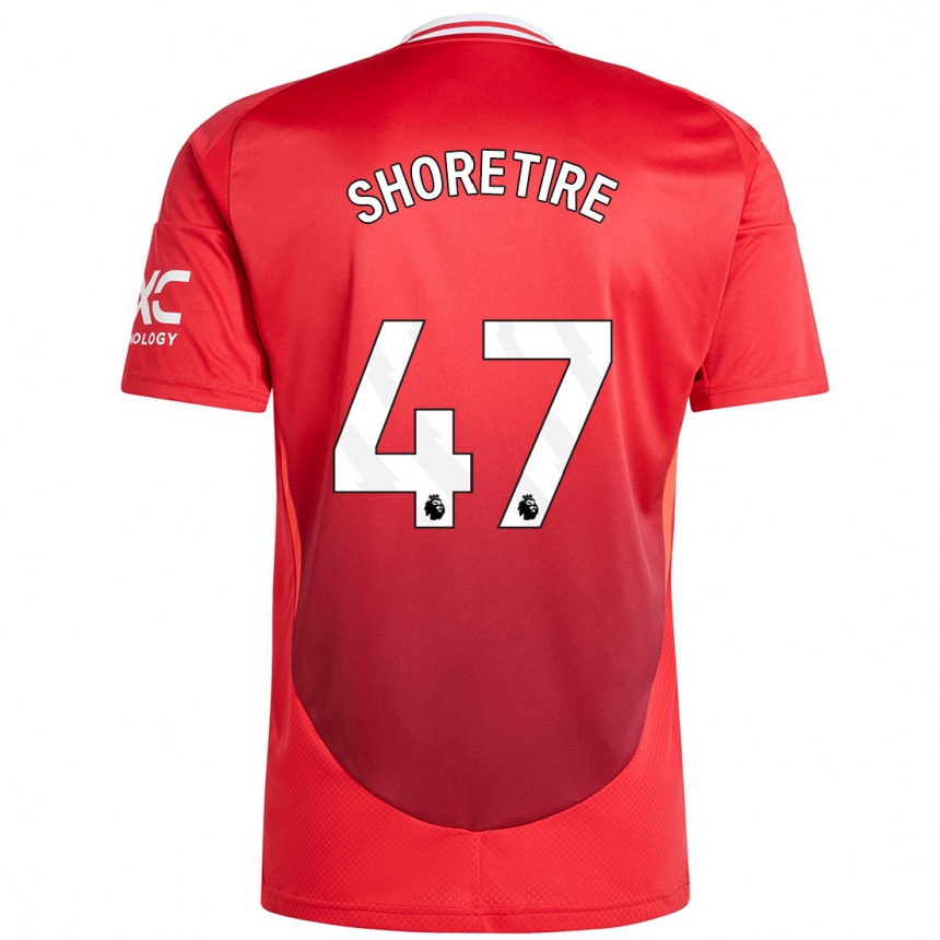 Niño Fútbol Camiseta Shola Shoretire #47 Rojo Brillante 1ª Equipación 2024/25