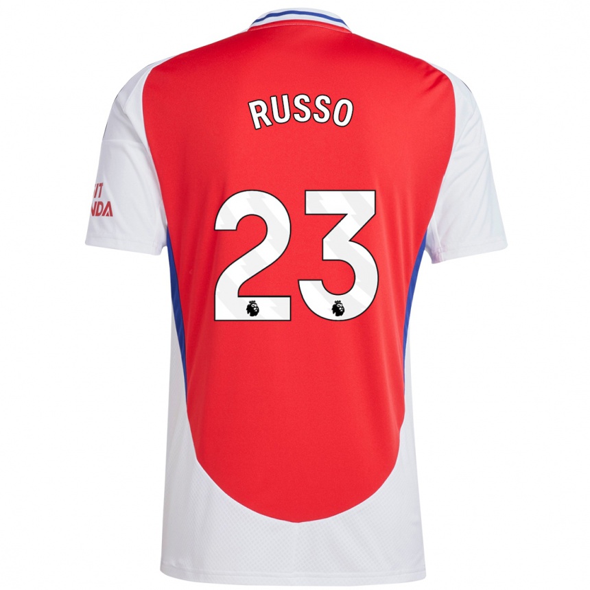 Niño Fútbol Camiseta Alessia Russo #23 Rojo Blanco 1ª Equipación 2024/25