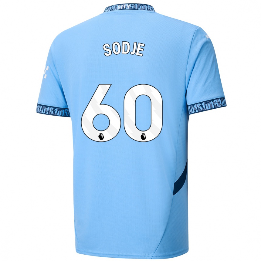 Niño Fútbol Camiseta Tai Sodje #60 Azul Marino 1ª Equipación 2024/25