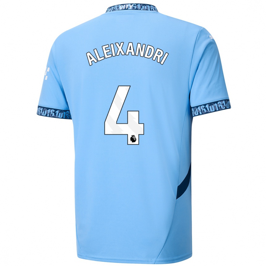 Niño Fútbol Camiseta Laia Aleixandri #4 Azul Marino 1ª Equipación 2024/25