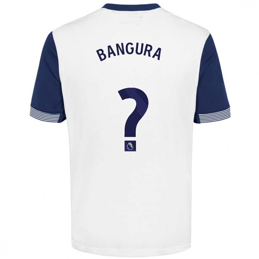 Niño Fútbol Camiseta Samal Bangura #0 Blanco Azul 1ª Equipación 2024/25