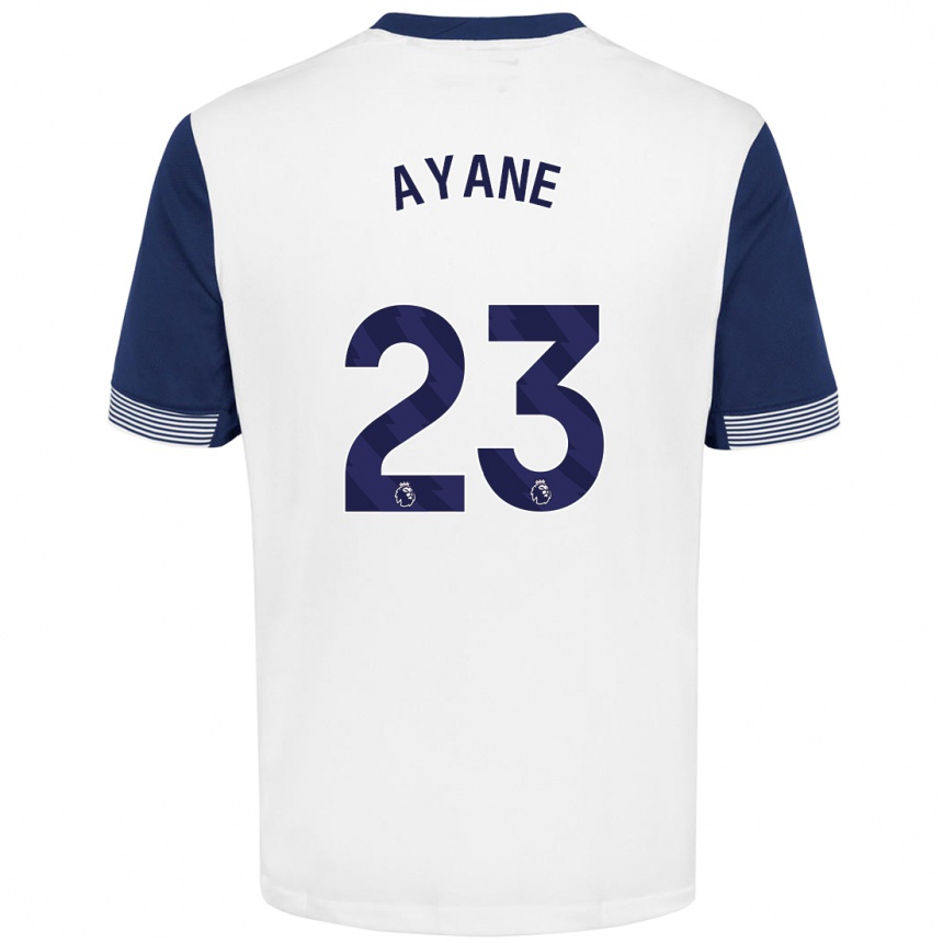 Niño Fútbol Camiseta Rosella Ayane #23 Blanco Azul 1ª Equipación 2024/25